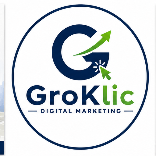 Groklic digital marketing agency logo